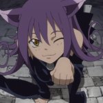 Catgirl giving paw