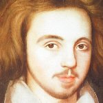Still not Christopher Marlowe, close-up & flipped