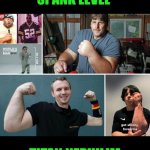 Funny | SPANK LEVEL; TITAN NEPHILIM | image tagged in funny,spank,spanking,level,titans,olympics | made w/ Imgflip meme maker
