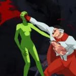 Green ghost GIF Template