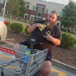 Fat guy acting retarded