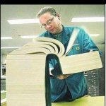 Books are the original source of knowledge, so go read one | AI WAS INVENTED IN 1956
PEOPLE IN 1955 THAT NEEDED THE ANSWER TO SOMETHING: | image tagged in big book | made w/ Imgflip meme maker