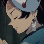 tanjiro praying