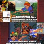 On the one hand gold | IN 1994, SOME DUDE BOUGHT THE MERCHANDISES FROM HIS FAVORITE MOVIES TO COINCIDE WITH THE KING OF FIGHTERS '94 RELEASE. THESE ARE THOSE MOVIES IN HAL SMITH'S HONOR; UNFORTUNATELY FOR GYRO GEARLOOSE AND FLINTHEART GLOMGOLD, THEIR ENGLISH VOICE ACTOR IN DUCKTALES (1987), HAL SMITH DIED ON THE SAME TIME AS CAR 54: THE MOVIE'S PREMIERE, THEN WAGONS EAST WAS SO CURSED THAT IT KILLED JOHN CANDY DURING THE FILMING | image tagged in on the one hand gold,the mask,forrest gump,1994,the shawshank redemption,ducktales | made w/ Imgflip meme maker