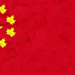 canada flag china maple leaf