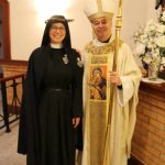 Nun with Bishop