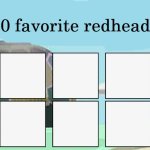 top 10 favorite redheads