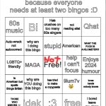 TheSaturner's bingo V2 meme