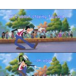 Goofy throws a Horseshoe at The Dazzlings