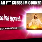 No-one Can Win Even With MiiBrawler | AH F*** GUESS IM COOKED | image tagged in super smash bros challenger approaching | made w/ Imgflip meme maker