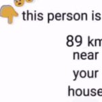 This person is 98km GIF Template