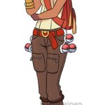 Namaari of Fang in Pokemon Style