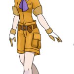 Jane Porter in Pokemon Style