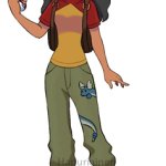 Raya of Heart in Pokemon Style
