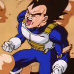 Vegeta yelling