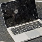 broken laptop