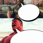Red Hulk and Sam