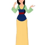 Mulan in her everyday dress