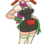 Priscilla Jones in Winter Outfit