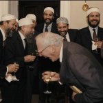 Rich muslim extremists laughing