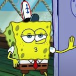 mewing spongebob