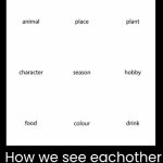 How we see eachother meme