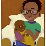Toddler Bobby and Baby Little Bill Glover