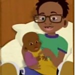 Toddler Bobby and Baby Little Bill Glover