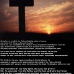 The Nicene Creed (with Filioque) meme