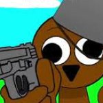 Brud with gun