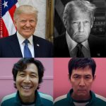 Trump Squid Game Comparison