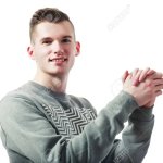 shaking hands with self