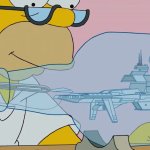 Simpsons climbing skilly