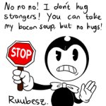 antisocial bendy meme