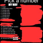 Pick a number but it isnt sus meme