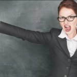 Teacher yelling