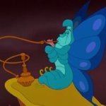 Alice in wonderland caterpillar smoke hookah