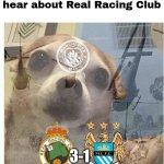 Remember that City lost to a small spanish club named Racing Santander back in 2008? it was a UEFA Cup group stage game | Man City fans when you hear about Real Racing Club; 3-1
2008 | image tagged in ptsd chihuahua,manchester city,europa league,footy,memes,sports | made w/ Imgflip meme maker