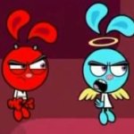 Conscience Devil Bunny and Angel Bunny