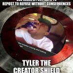 Tyler The Creator Shield template