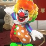 Clown mario template