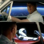Dom Looking At Space Tesla