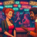 generate an image for funny pickup lines