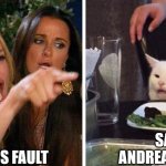 Smudge the cat | TRUMPS FAULT; SAN ANDREAS FAULT | image tagged in smudge the cat | made w/ Imgflip meme maker