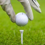 Teeing Up Golf Ball