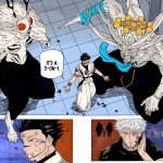 it's a 3 on 1 sukuna vs gojo
