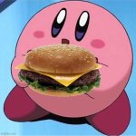 Burgs for Kirbs? | image tagged in kirby holding a sign | made w/ Imgflip meme maker