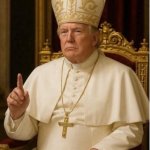 Pope Donald Trump meme