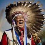 Laughing Native American