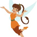Fawn The Orange Tiger Lily/Snap Dragon Fairy